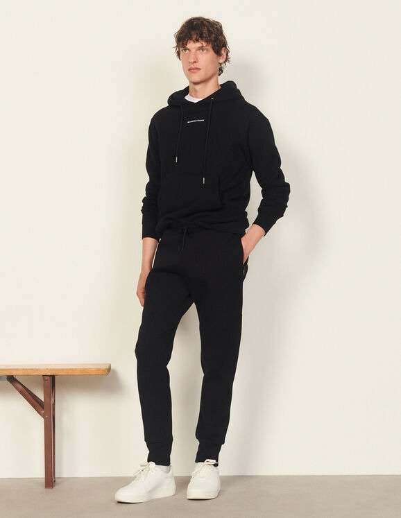 Technical fabric jogging bottoms