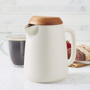 BonJour Wayfarer Ceramic Coffee Pot, 34 Ounce