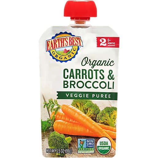 ® Organic 3.5 oz. Carrots & Broccoli Baby Food Puree | buybuy BABY