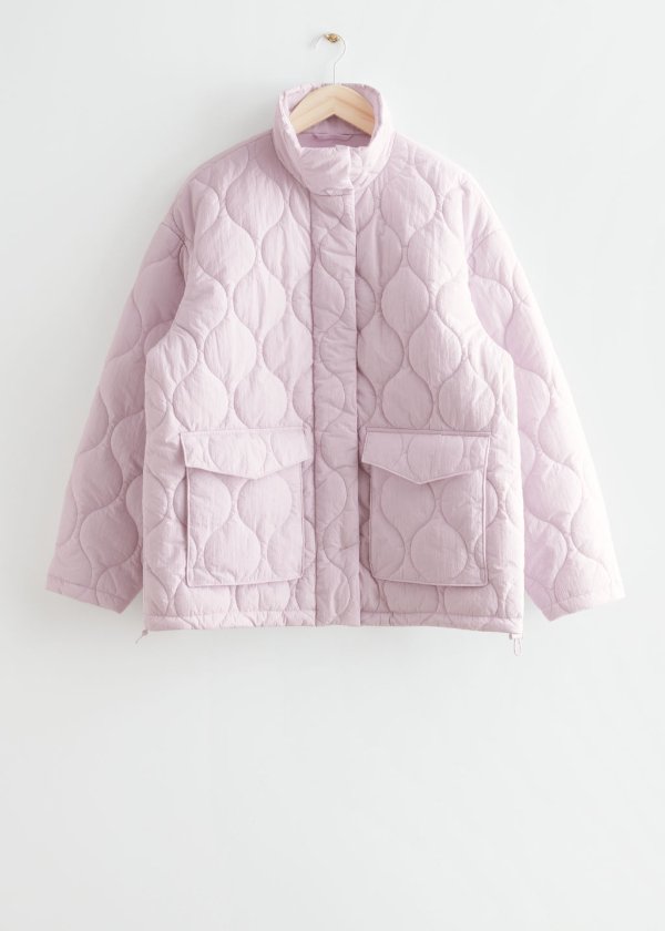 浅粉色外套