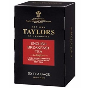 史低价：Taylors of Harrogate 早餐茶包50个