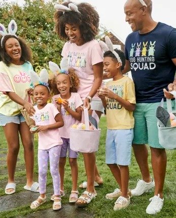 Coordinating Family Outfits - Bunny Squad Collection