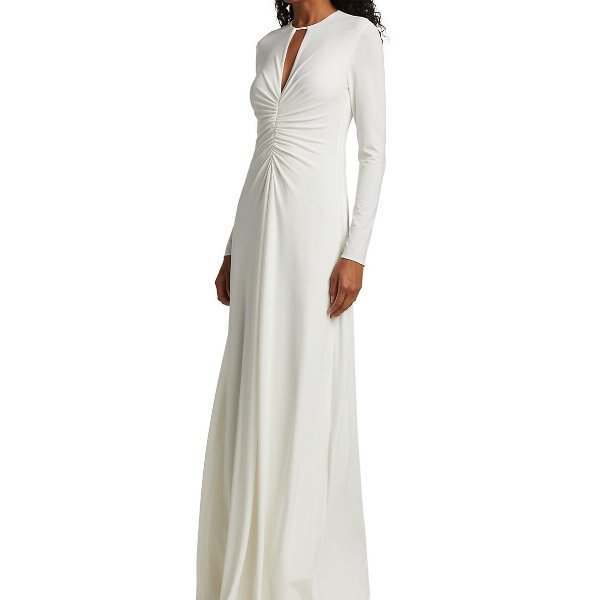 Vera Jersey Gathered Gown
