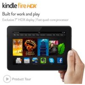 全新Amazon Kindle Fire HDX 7" 16GB 平板电脑/电子阅读器(Special Offers)