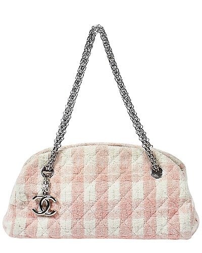 Pink Quilted Tweed Small Bag (Authentic Pre-Owned)