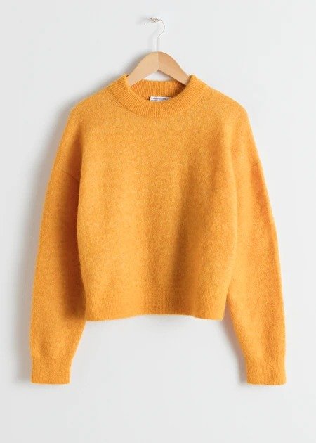 Wool Blend Fuzzy Sweater