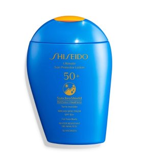 Shiseido买1送1 码DMSHIBOGO蓝胖子防晒 SPF 50+ 