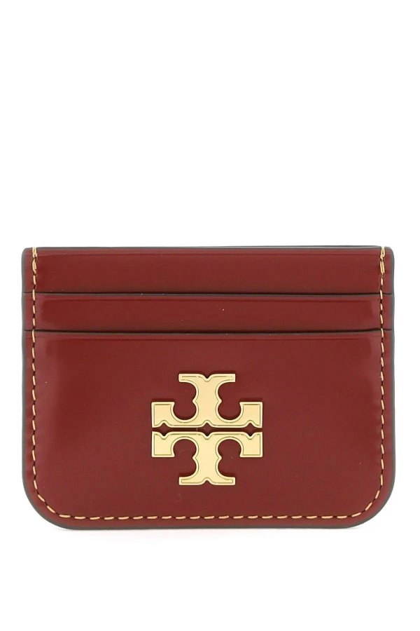 Brushed leather Eleanor cardholder Tory Burch