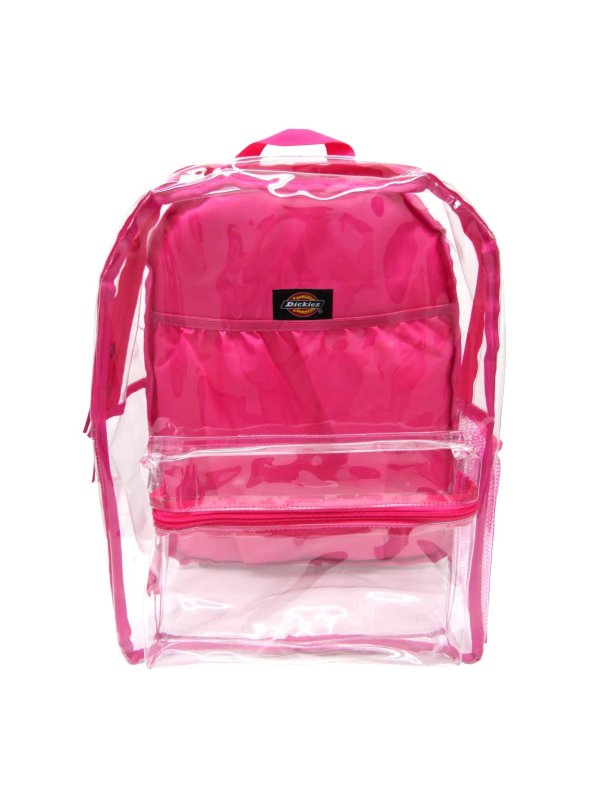 ® Deluxe Clear PVC Laptop Backpack, Pink Item # 9173047
