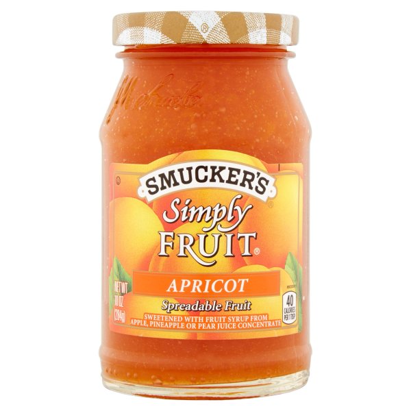 Simply Apricot Spread, 10-Ounce