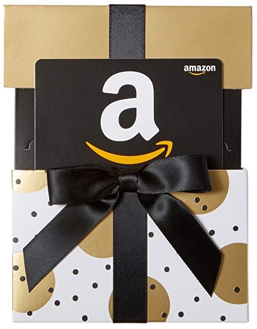 .com Gift Card in a Gold Reveal