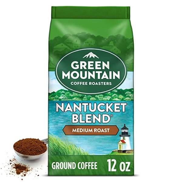 Roasters Nantucket Blend, Ground Coffee, Medium Roast, Bagged 12 oz