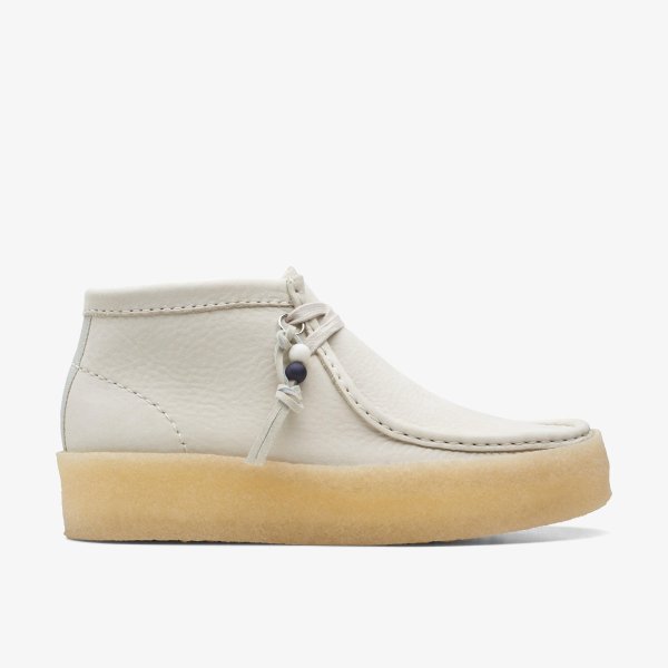 Wallabee Cup Boot White Nubuck