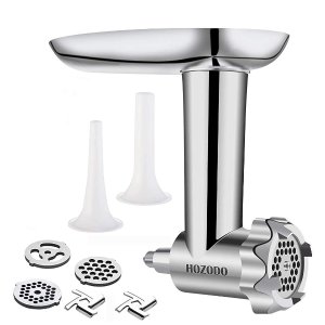 HOZODO Food Meat Grinder Attachments Designed for KitchenAid Stand Mixers