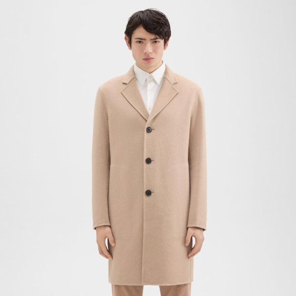 Almec Coat in Double-Face Wool-Cashmere