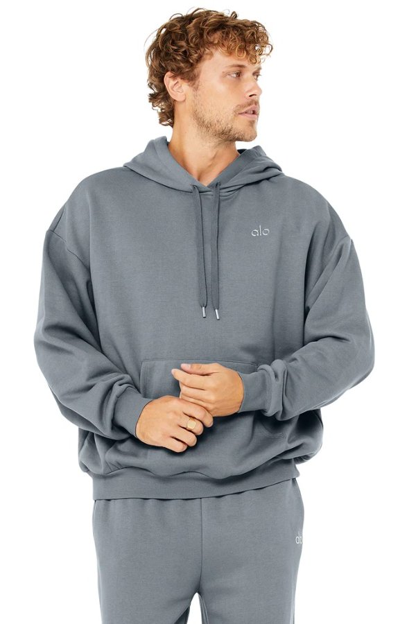 Track Alo Accolade Hoodie - Navy - Xs at Alo Yoga