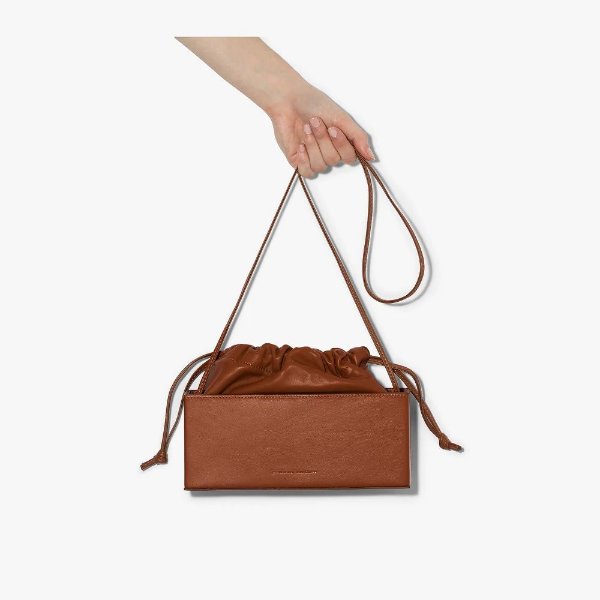 brown 2.1 Box Bag