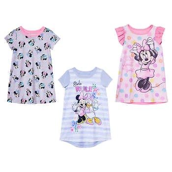 Kids' 3-pack Nightgown, Minnie