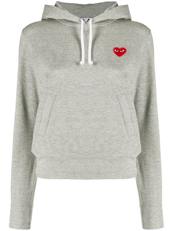 logo heart hoodie