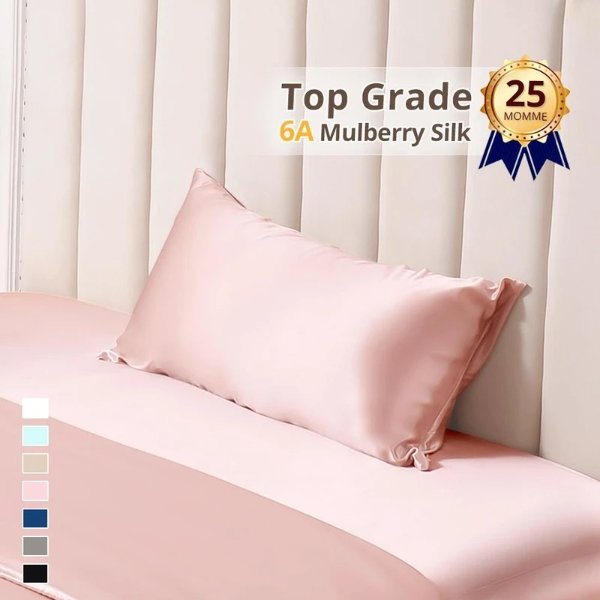 Extreme 25 Momme |Silk Pillowcase | Hidden Zipper Closure | 7 Colors