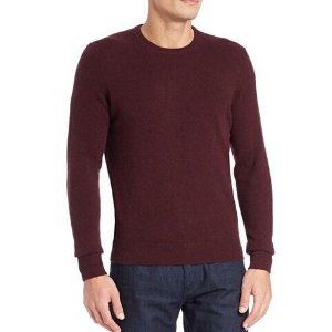 BLACK BROWN 1826 Cashmere Crewneck Sweater @ Lord & Taylor