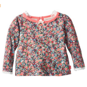  Baby-Girls Infant Alexis Knit Top Fall Beach Blue Floral