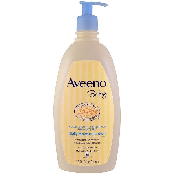 Aveeno, 婴儿，每日保湿乳液，不含香料，18液量盎司（532毫升）
