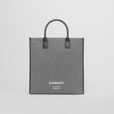 Horseferry Print Cotton Canvas Tote