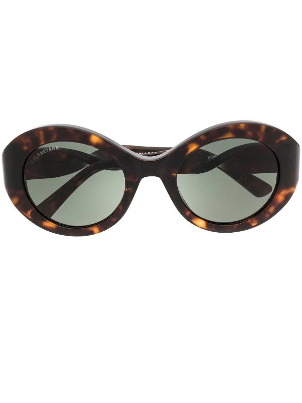 Balenciaga Eyewear玳瑁纹猫眼框太阳眼镜