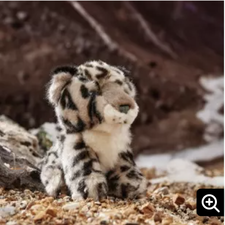WWF 收养雪豹宝宝 获赠毛绒玩偶