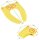 Upgrade Folding Large Non Slip Silicone Pads Travel Portable Reusable Toilet Potty Training Seat Covers Liners with Carry Bag for Babies, Toddlers and Kids, Yellow