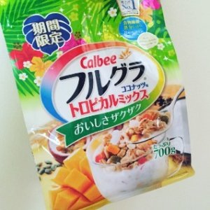 日亚prime day抢购 calbee 限定芒果椰子味 麦片 700g×6袋