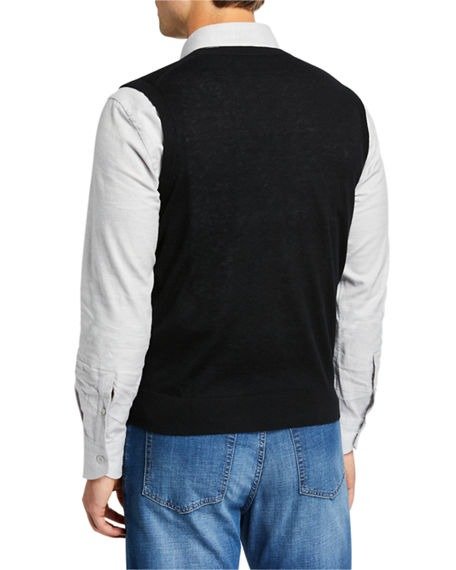 Men's Cashmere Pullover Sweater Vest