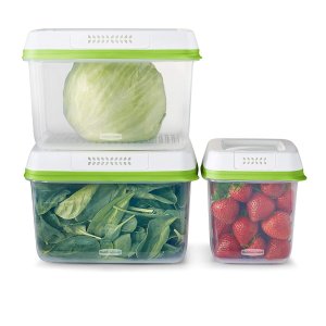 史低价：Rubbermaid FreshWorks 蔬果保鲜盒6件套