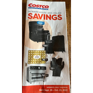 Costco Wholesale Members In-Warehouse/Online Coupon Book (Sept 28th - Oct 23rd)