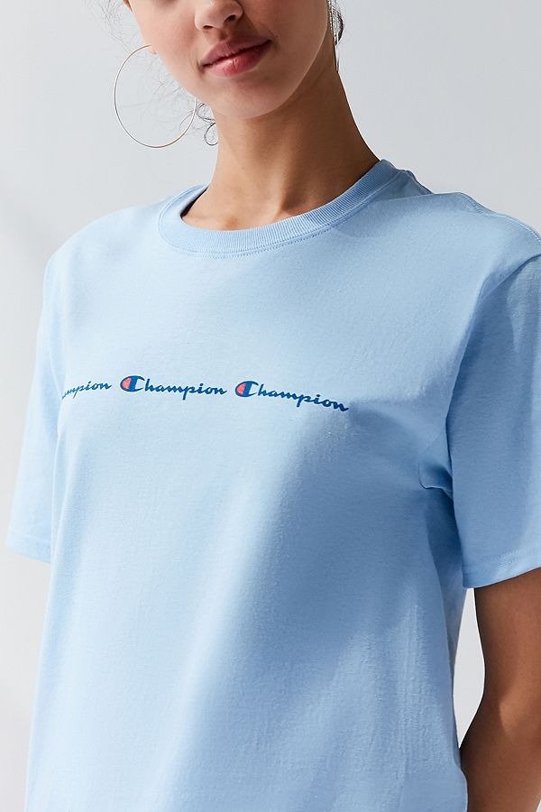 Champion + UO 蓝色T恤