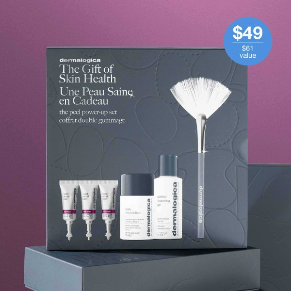 The Peel Power-Up Set, Holiday Kit | Dermalogica®