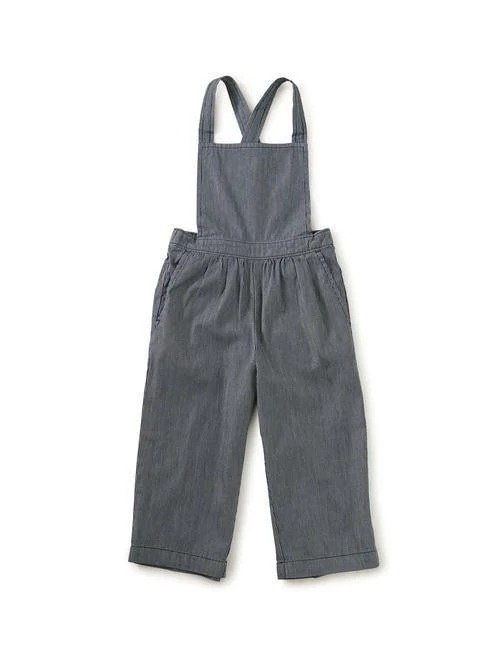 Railroad Stripe Jumpsuit - Dark Garment Wash - TEA - Clearance