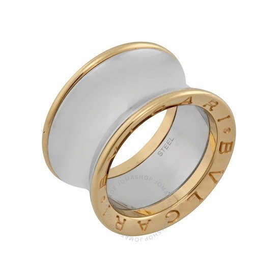 B.zero1 Anish Kapoor Pink Gold and Steel Ring Size 52
