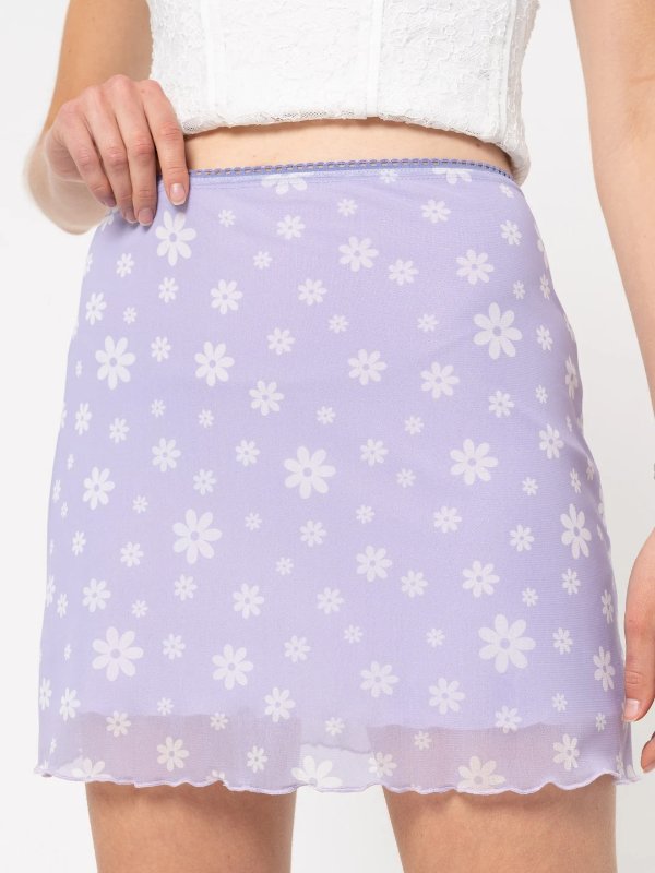 香芋紫短裙