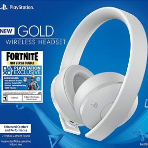 PlayStation Gold Wireless Headset Fortnite White