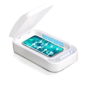 Swisstek 二合一手机紫外线消毒盒，支持无线充电
