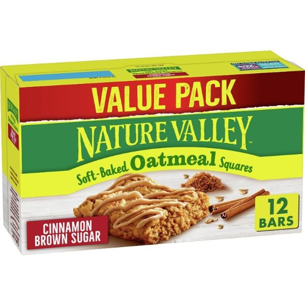 Soft Baked Oatmeal Cereal Bars - 12ct/14.88oz