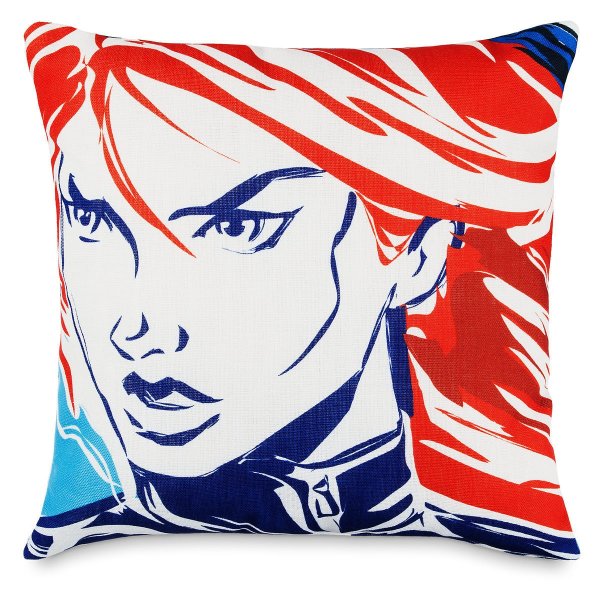 Captain America and Black Widow Throw Pillow