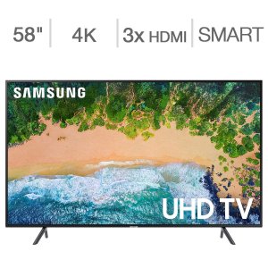 Samsung 58'' 4K UHD LED TV UN58NU710DFXZA