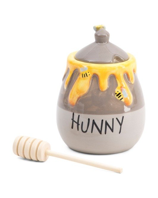 Winnie The Pooh Ceramic Honey Jar