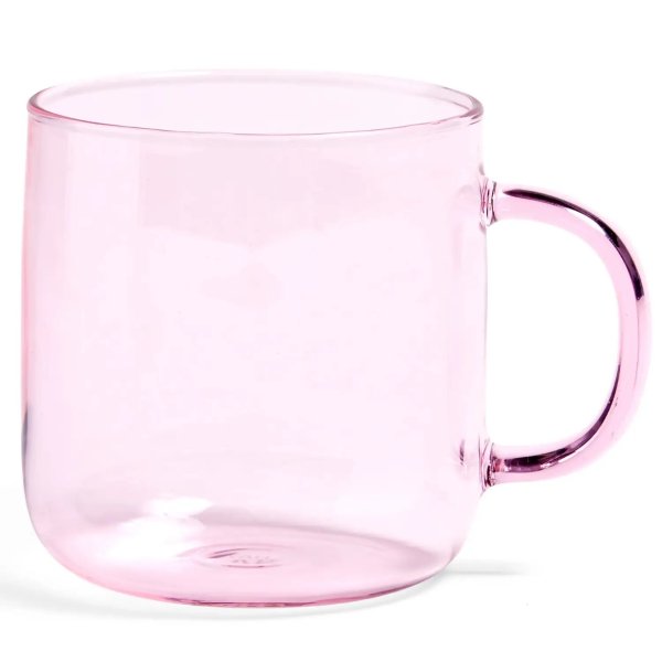 冰透粉色马克杯