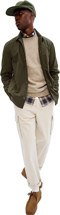 Men's Utility Shirt Jacket Coat