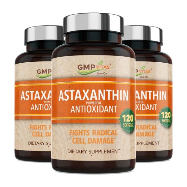 ® Astaxanthin Super Antioxidant 120 softgels 3-Bottle Bundle