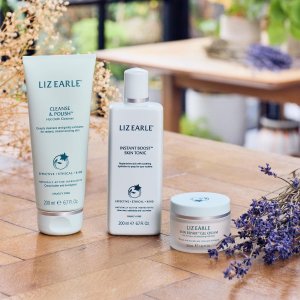 Liz Earle 英国护肤闪促！低价收热布洁面、温和护肤套装！